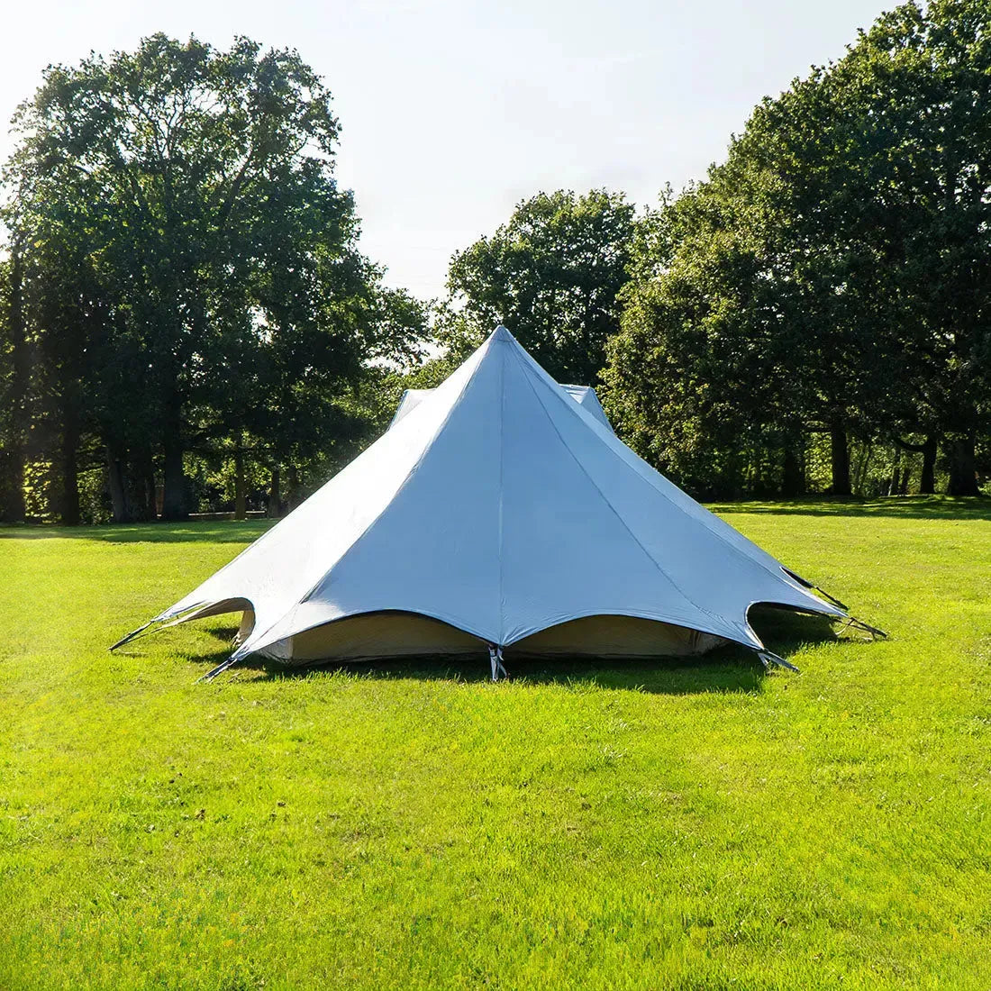 boutique camping bell tent porch curved canopy awning glamping bell tent