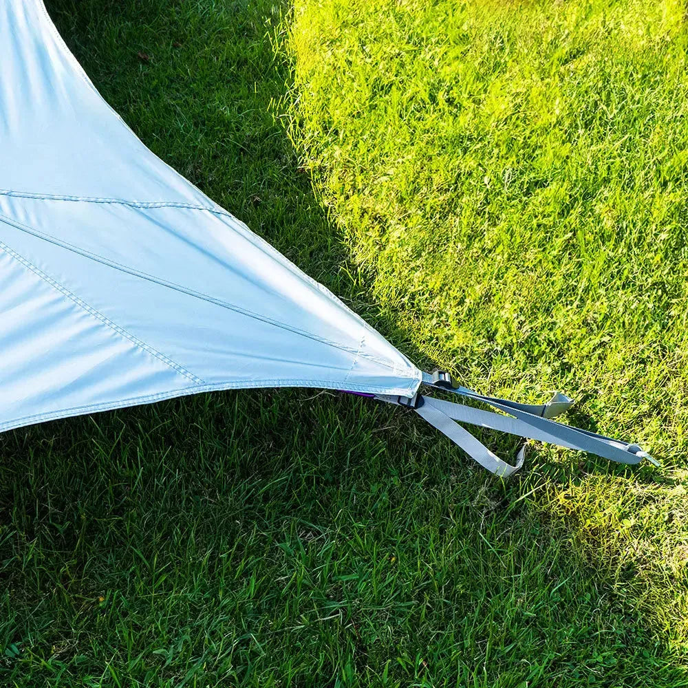 boutique camping bell tent porch curved canopy awning glamping bell tent