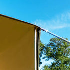 boutique camping bell tent porch curved canopy awning glamping bell tent
