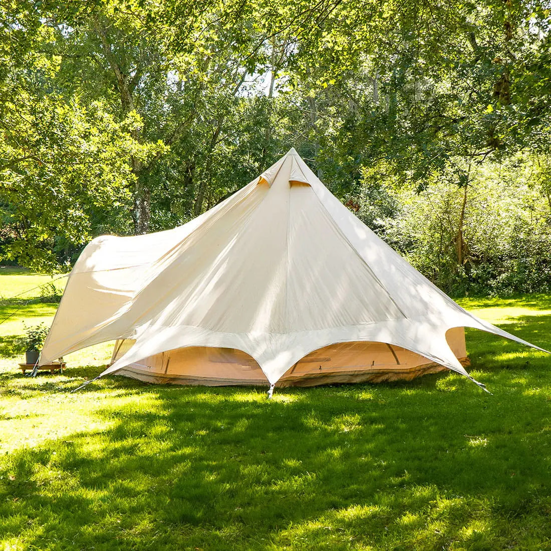 canvas star bell tent tipi boutique Camping glamping