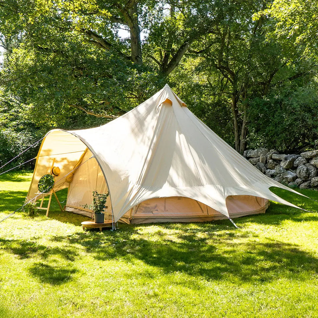 canvas star bell tent tipi boutique Camping glamping