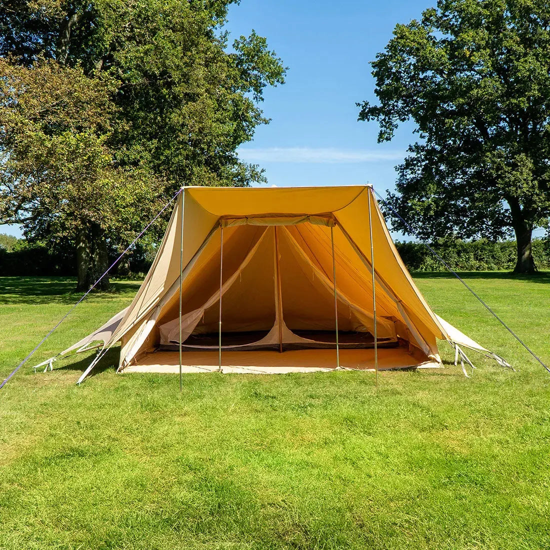 boutique camping bell tent porch curved canopy awning glamping bell tent
