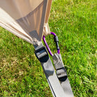 boutique camping bell tent porch curved canopy awning glamping bell tent