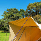 boutique camping bell tent porch curved canopy awning glamping bell tent