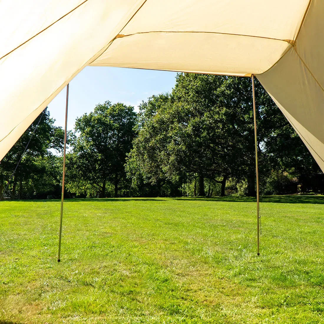 boutique camping bell tent porch curved canopy awning glamping bell tent