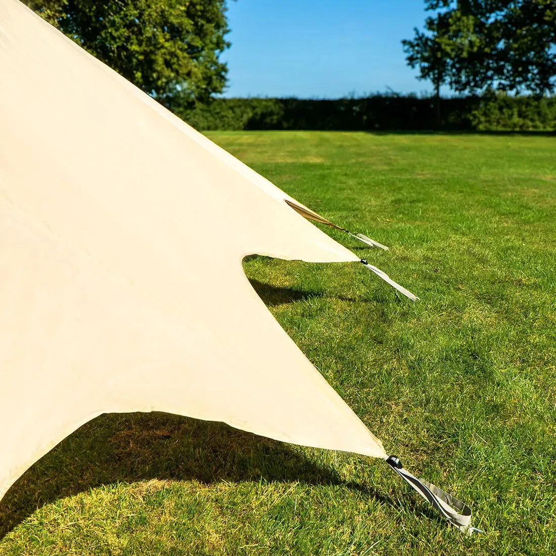 boutique camping bell tent porch curved canopy awning glamping bell tent