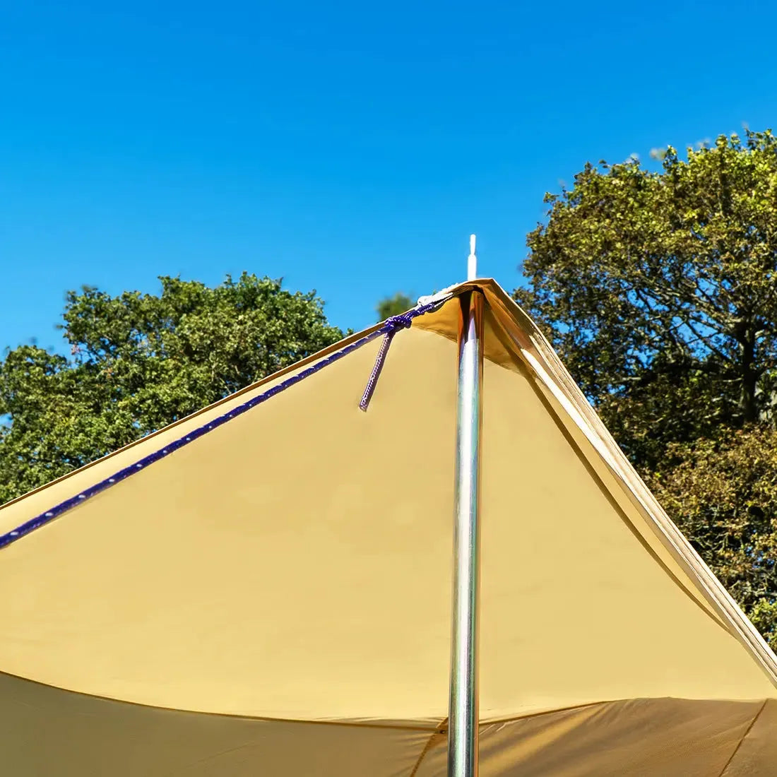 boutique camping bell tent porch curved canopy awning glamping bell tent