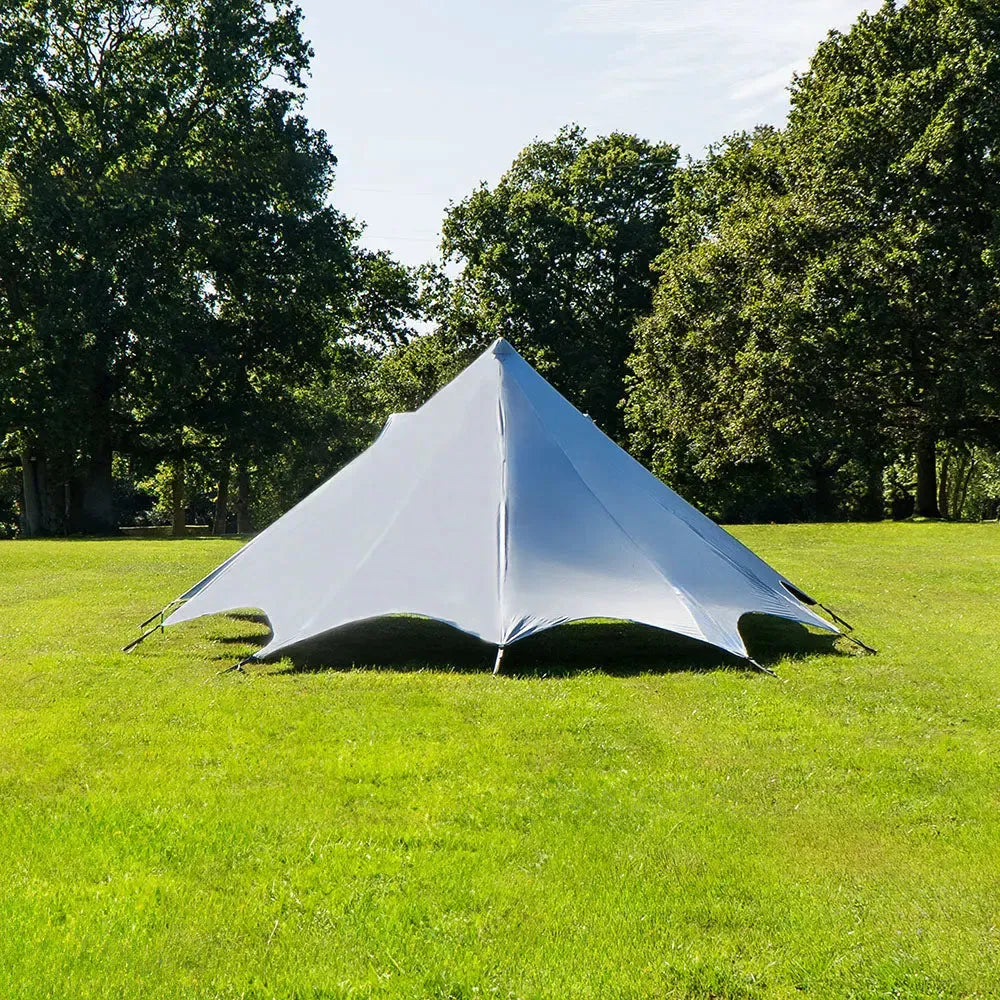 boutique camping bell tent porch curved canopy awning glamping bell tent