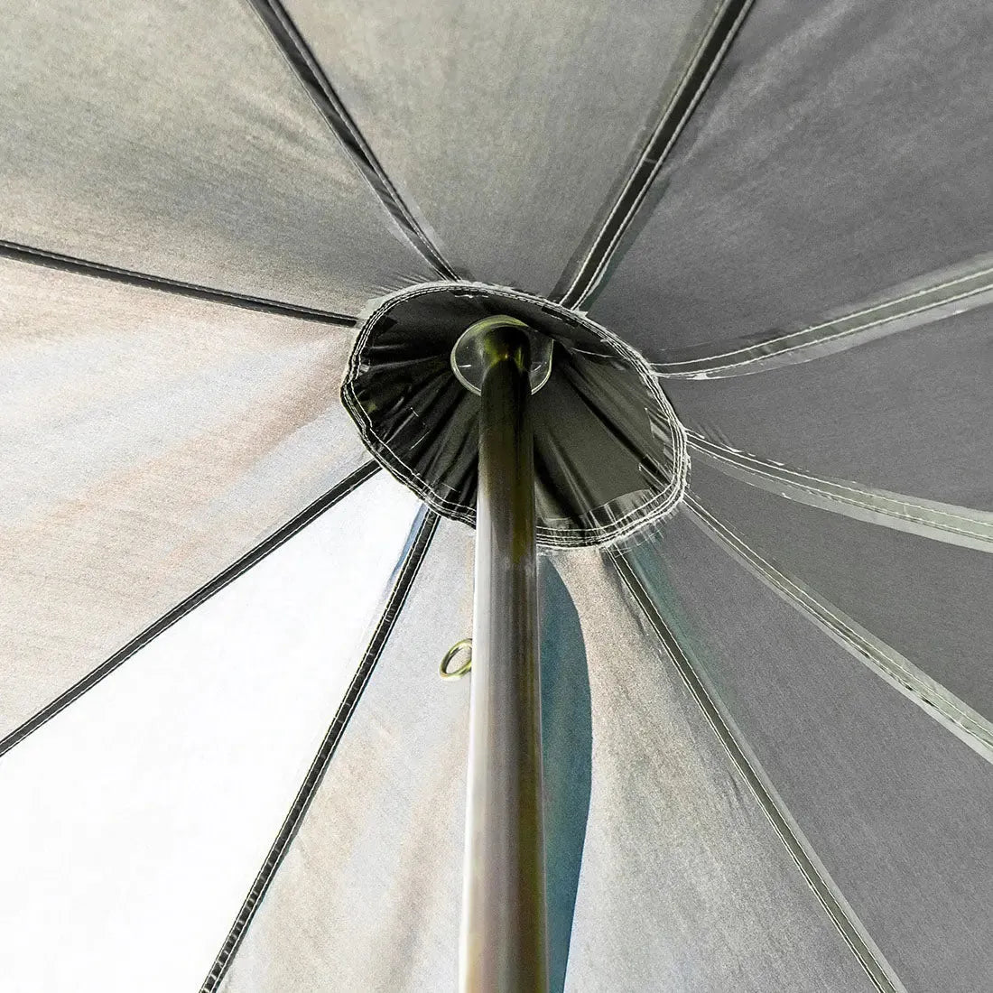 boutique camping bell tent porch curved canopy awning glamping bell tent