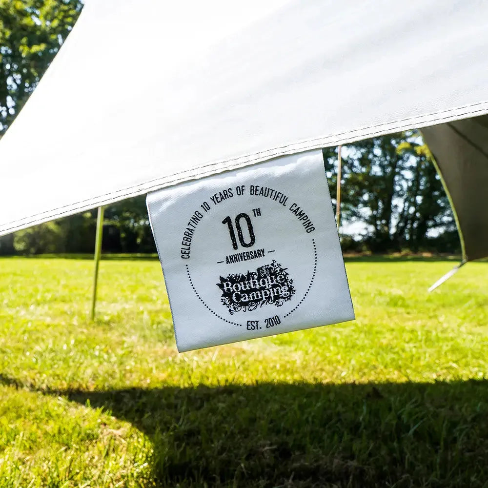boutique camping bell tent porch curved canopy awning glamping bell tent