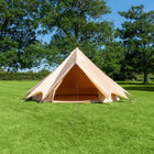 boutique camping bell tent porch curved canopy awning glamping bell tent