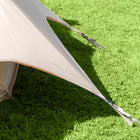 boutique camping bell tent porch curved canopy awning glamping bell tent