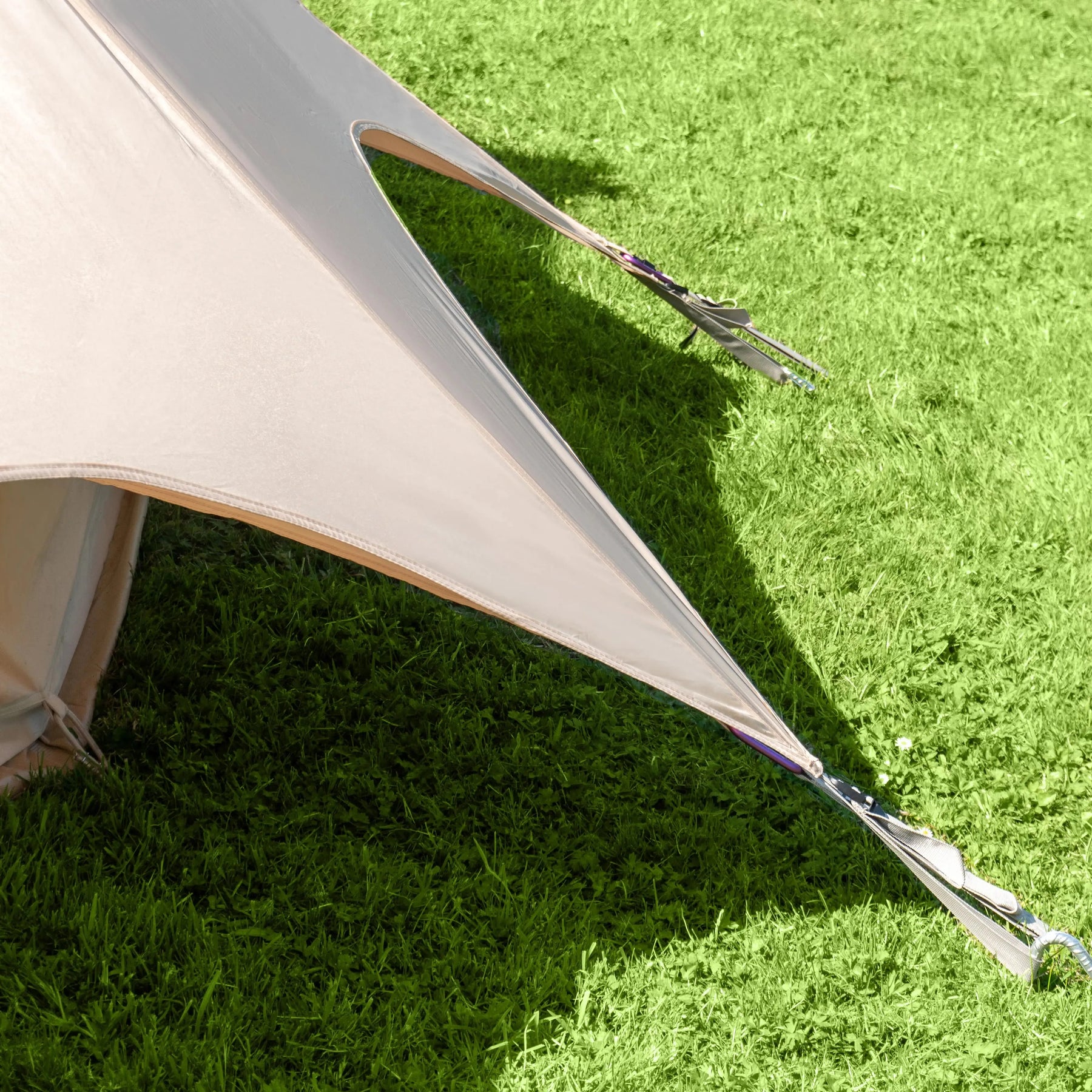 boutique camping bell tent porch curved canopy awning glamping bell tent
