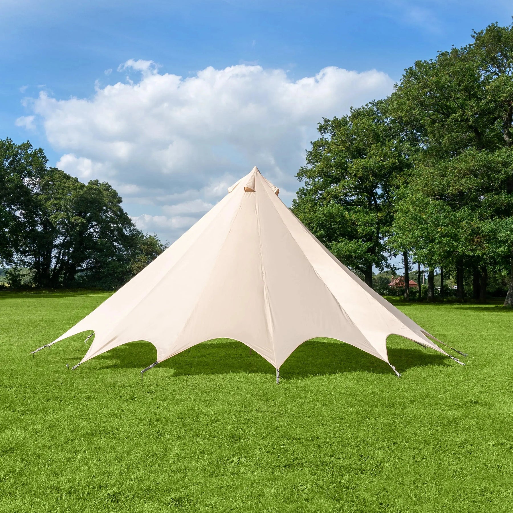 boutique camping bell tent porch curved canopy awning glamping bell tent