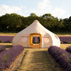 Luna yurt canvas glamping bell tent boutique camping