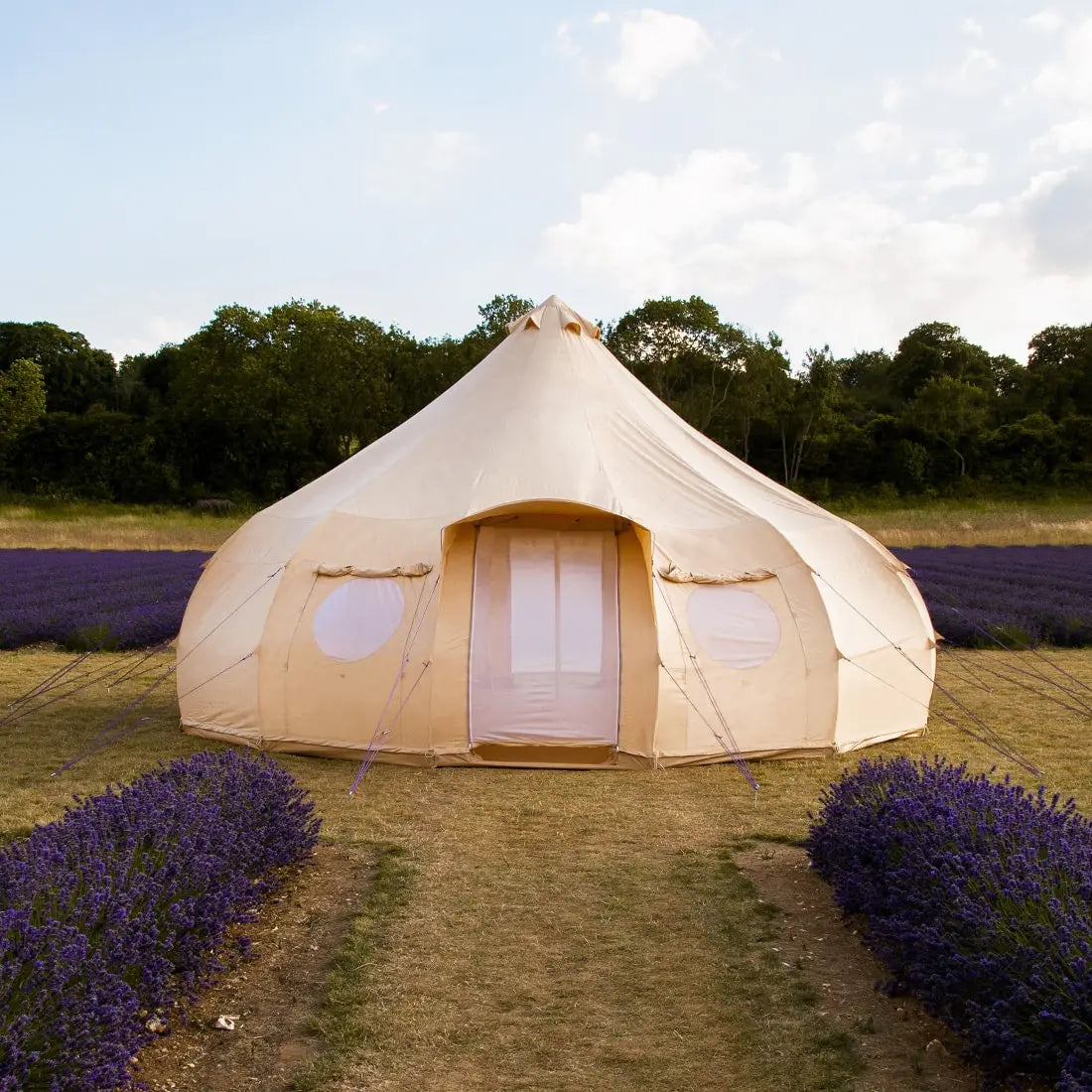 Luna yurt canvas glamping bell tent boutique camping