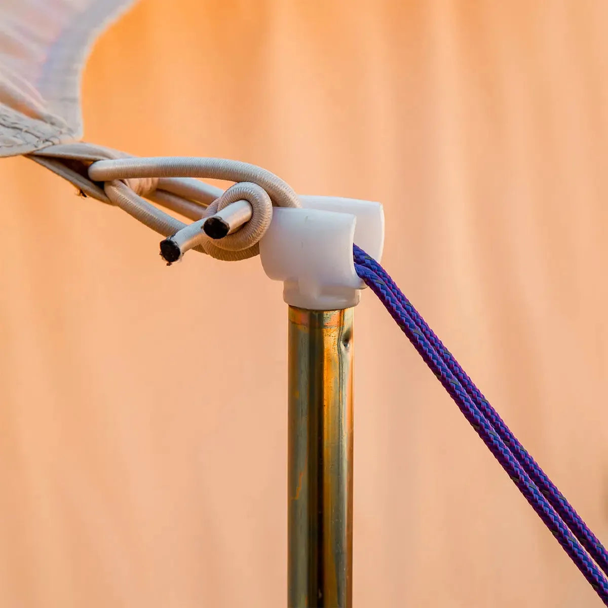 boutique camping tent Space Saver Reducer Pole pegs