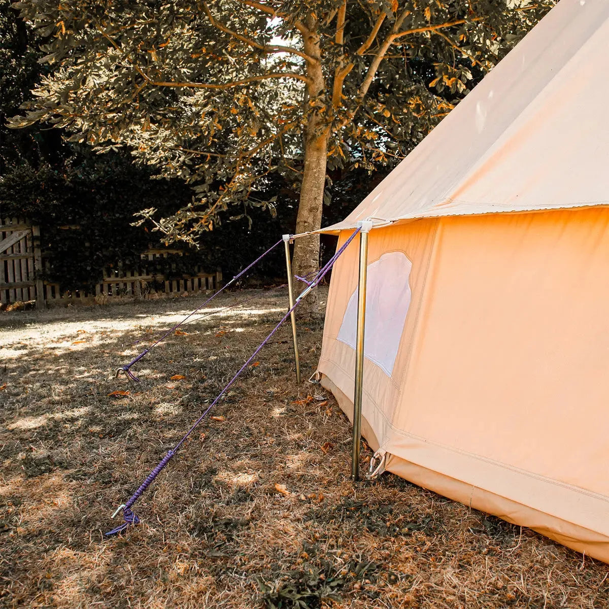 boutique camping tent Space Saver Reducer Pole pegs