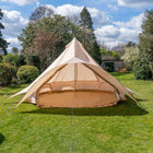 jute Half Moon Matting glamping bell tent half moon boutique camping