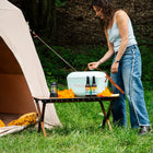 Table Bajot Carrée Peinte à La Main