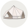 Tentes de cloche multi-portes