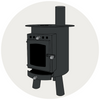 Glamping Wood Burning Stove