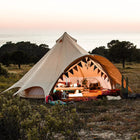 canvas star bell tent tipi boutique Camping glamping