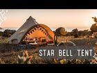 canvas star bell tent tipi boutique Camping glamping