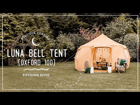 Luna yurt canvas glamping bell tent boutique camping