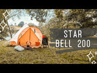 canvas star bell tent tipi boutique Camping glamping