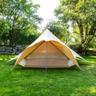 boutique camping bell tent porch curved canopy awning glamping bell tent