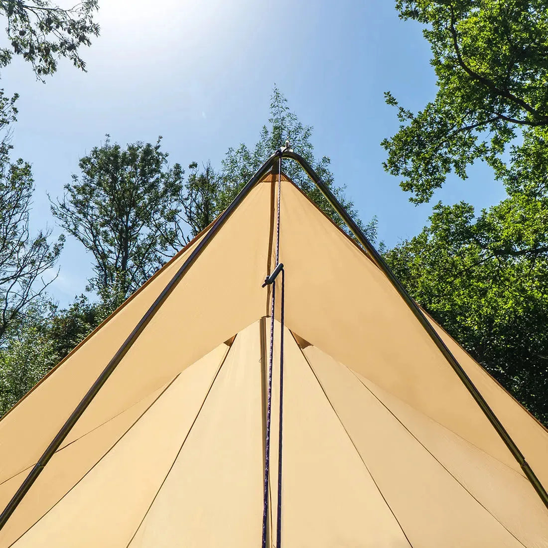 boutique camping bell tent porch curved canopy awning glamping bell tent