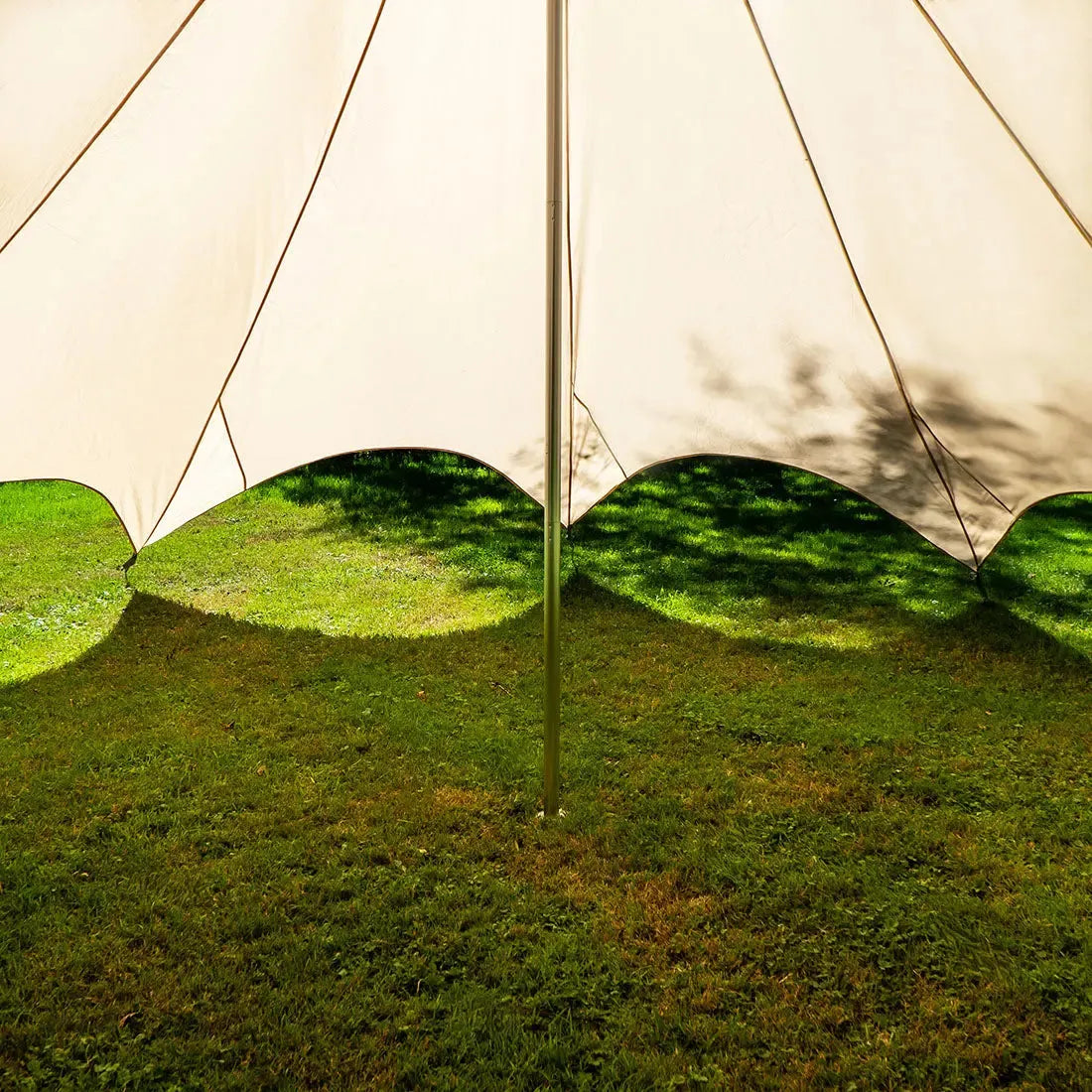 boutique camping bell tent porch curved canopy awning glamping bell tent
