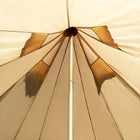 boutique camping bell tent porch curved canopy awning glamping bell tent