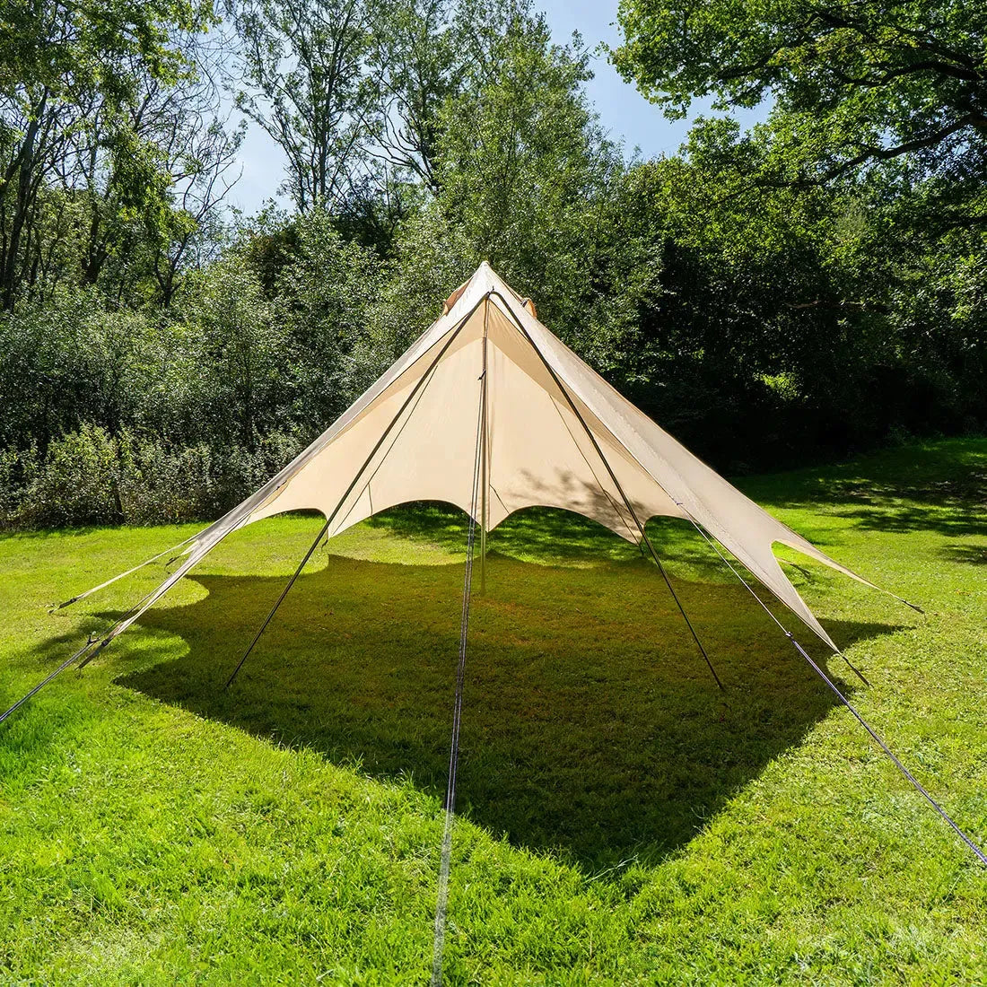 boutique camping bell tent porch curved canopy awning glamping bell tent
