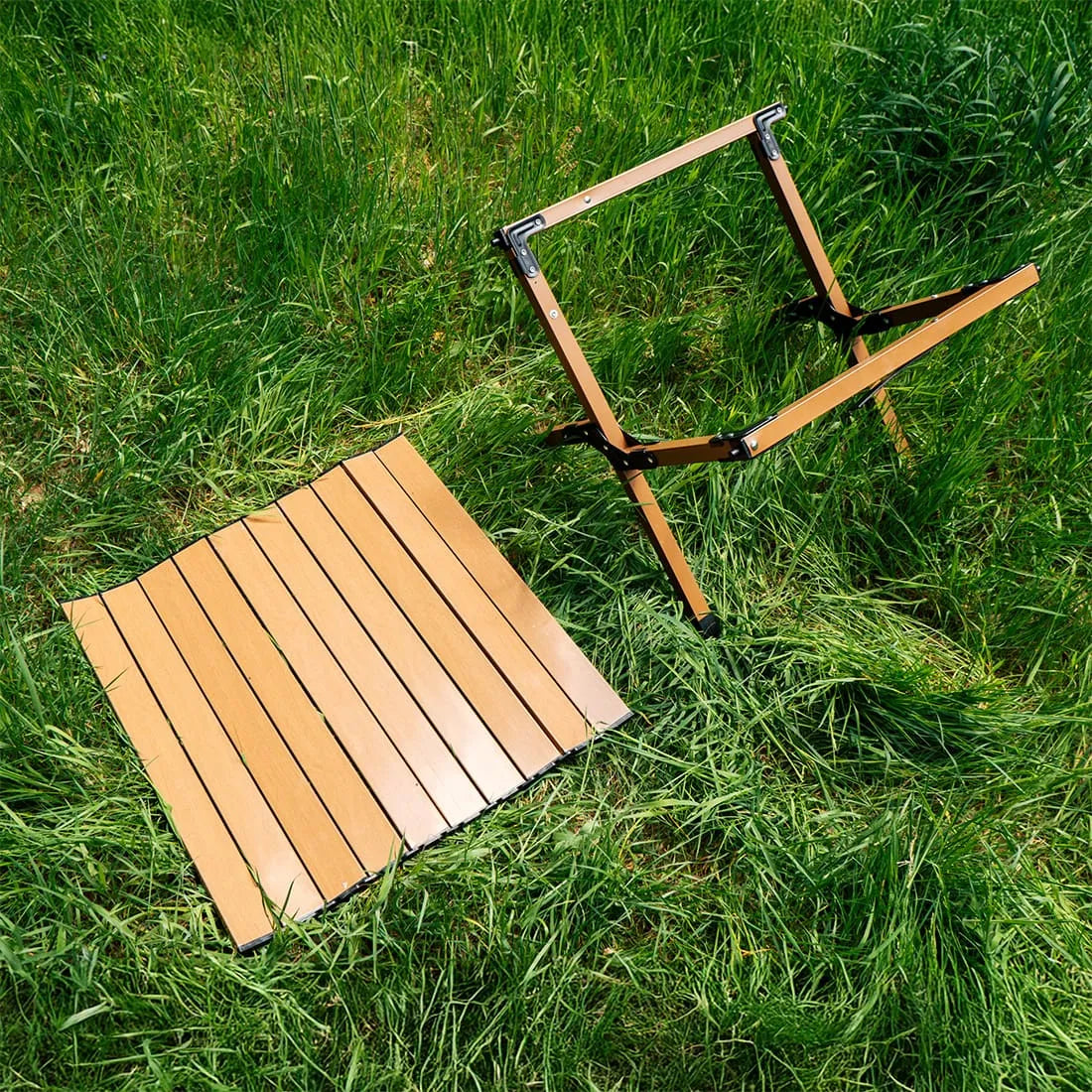 Mesa Bajot cuadrada pintada a mano