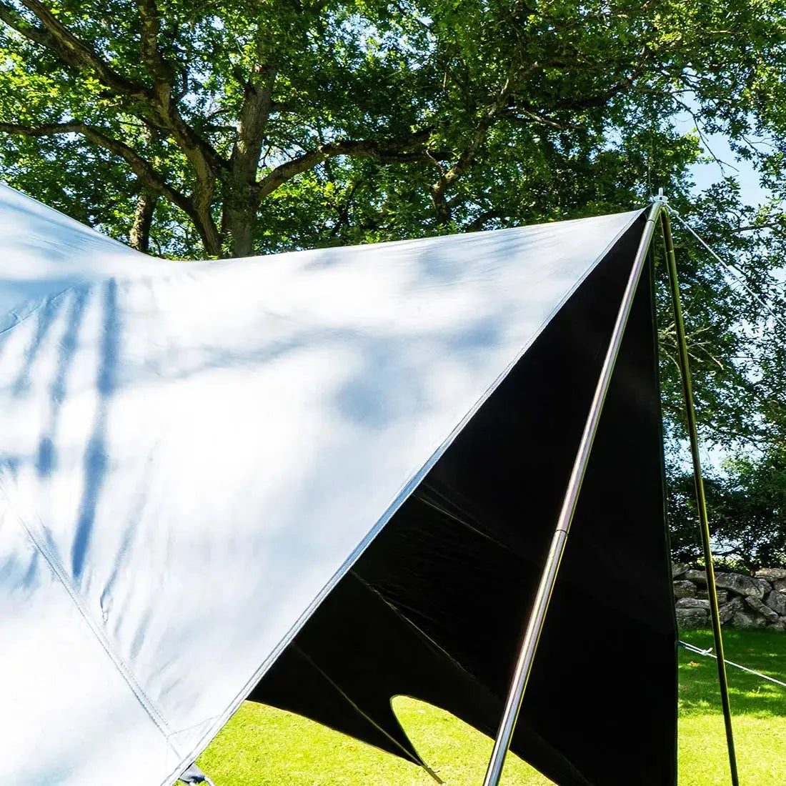 boutique camping bell tent porch curved canopy awning glamping bell tent