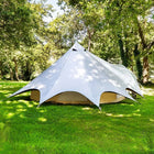 boutique camping bell tent porch curved canopy awning glamping bell tent