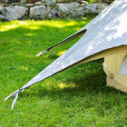 boutique camping bell tent porch curved canopy awning glamping bell tent