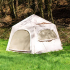 stellar festival tent with mesh windows and doors showing