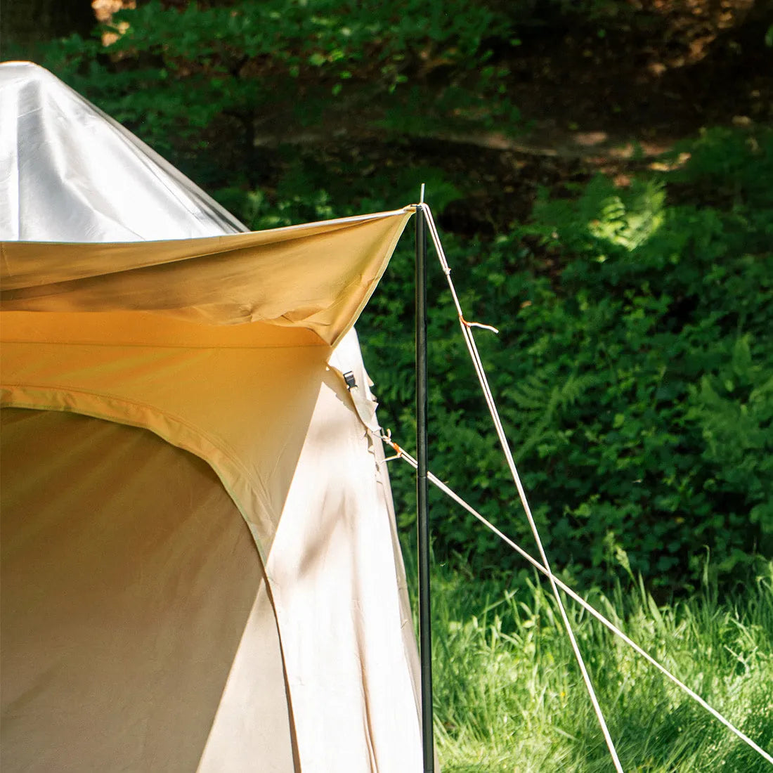 boutique camping stellar festival tent reflective tent cover