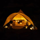 canvas star bell tent tipi boutique Camping glamping