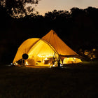 canvas star bell tent tipi boutique Camping glamping