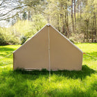 Rear view of the Vela Air Tent, fully pitched with taut lines and soft natural light around it.