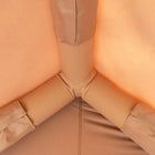 close up shot of ceiling air beams cross point