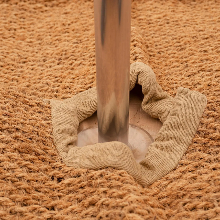 Coir Half Moon Matting glamping bell tent half moon boutique camping