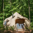 Luna yurt canvas glamping bell tent boutique camping 