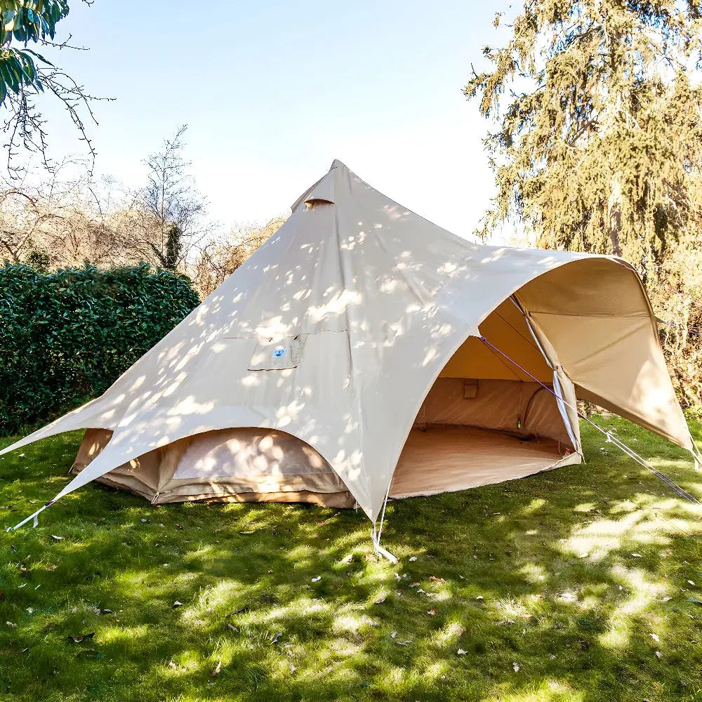 canvas star bell tent tipi boutique Camping glamping