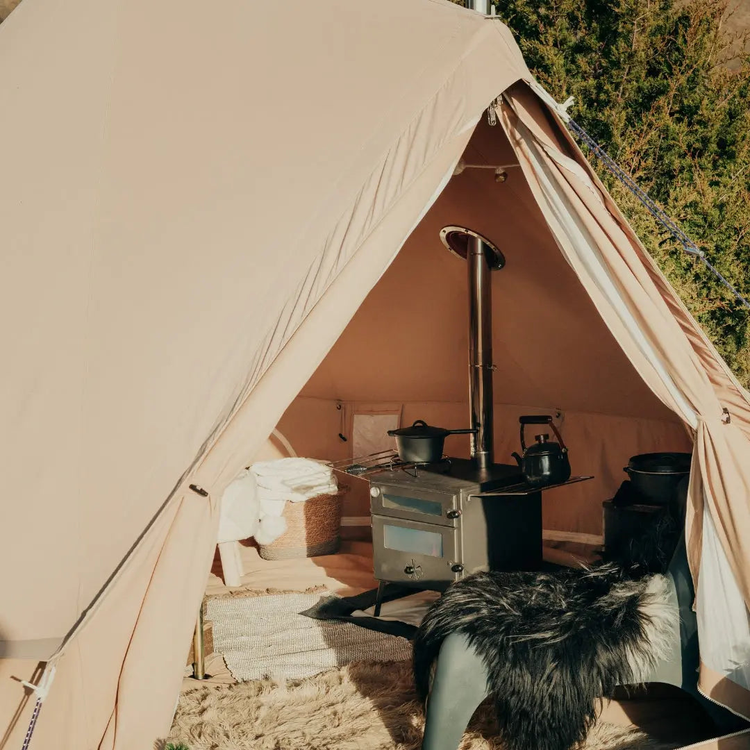 Need to vent a stove in a tent? Here’s how… | Boutique Camping