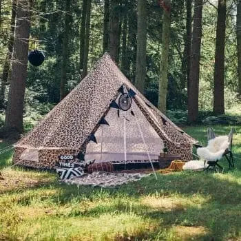 Boho glamping